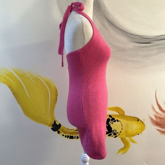 Princess Polly hot pink sweater mini dress.  Size XS/S. - Picture 2 of 6